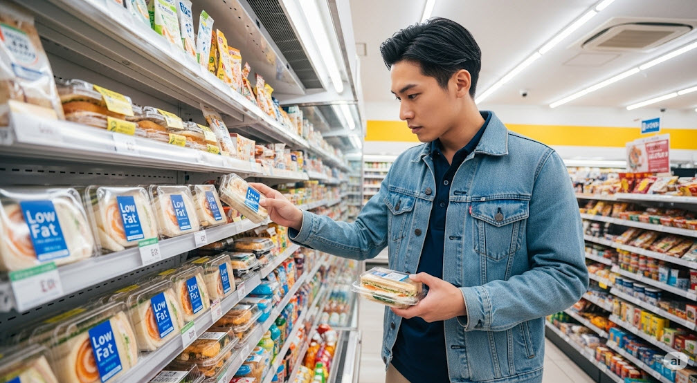 コンビニで買える高タンパクで低カロリーのサンドイッチ