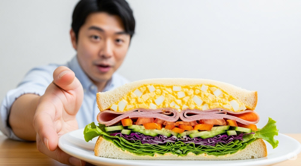 ミックスサンドのカロリーと栄養価