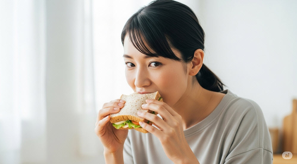 ダイエットに最適な全粒粉サンドイッチ
