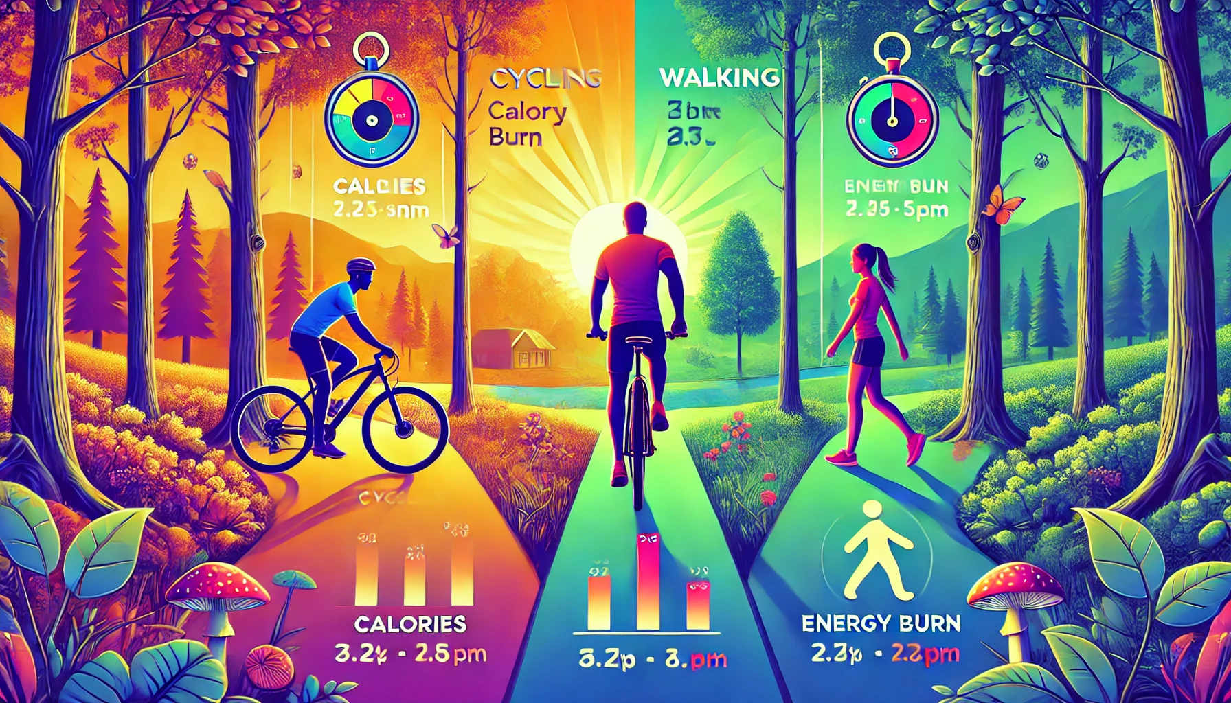 自転車と徒歩 どっちが運動になる？