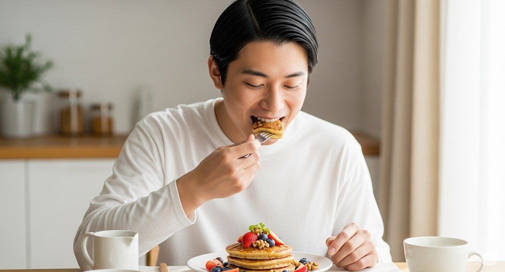 人気のオートミールパンケーキの栄養成分