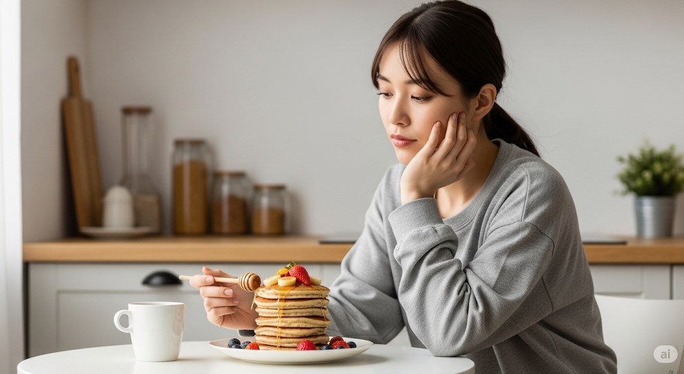 オートミールパンケーキは太るか食べ方次第
